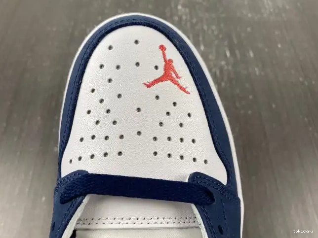 Cheap TBK Midnight SB CJ7891-400 Jordan 1 Low Navy 0406